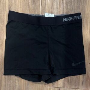 Nike Pro Women's Athletic Black Shorts